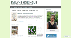 Desktop Screenshot of evelyneholingue.com