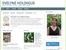 Tablet Screenshot of evelyneholingue.com